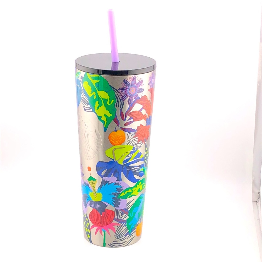 Starbucks Summer Immersive Florals 2023 Stainless Steel Tumbler 24oz - Picture 9 of 9
